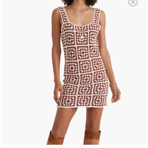 Marine Layer Celeste Crochet Dress - Picture 1 of 7